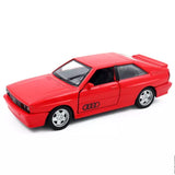 1:36 Audi Quattro Model Car Diecast Toy Cars Kids Toys Boys Birthday Gifts Red Toy