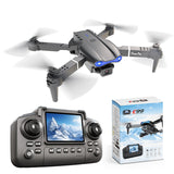 ZAi E99 PRO Con Camara Toy Minihigh Definition Drone 4K Dual Cameras and Screen Remote System Long Distance Quadcopter Drone