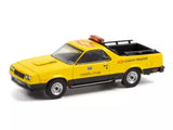 1986 Chevrolet El Camino SS - Yellow Diecast 1:64 Scale Model - Greenlight 30311 Toy
