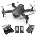 AUOSHI Mini Foldable Drone - 1080P HD FPV, Voice/Gesture Control, Perfect for Ki Drone
