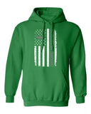 NJ Drone Hunters USA Flag | Funny Drone Flying Design Unisex Hooded Sweatshirt Drone