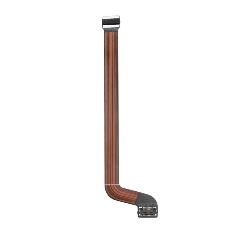 Flexible flat ribbon cable with small board connector end, brown