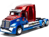 JADA MARVEL SPIDER MAN WESTERN STAR 1/24 DIECAST MODEL CAR BLUE / RED 35408 Parts