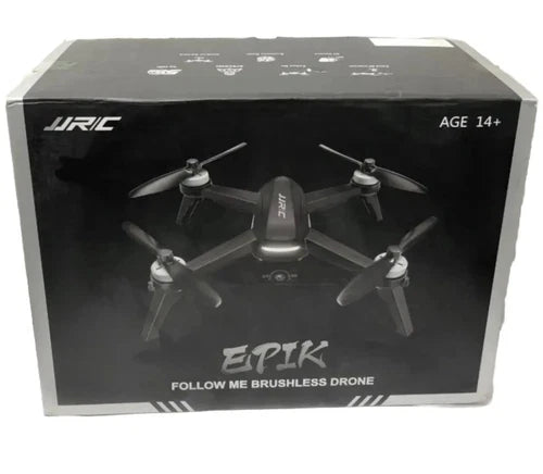 JJPRO X5 brushless FPV drone box with quadcopter illustration
