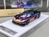 HKM 1:64 Electroplated Green One 1 Racing Sports Model Diecast Metal Car Gift Parts