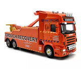 GB 1:76 Scania City Road Rescue Trailer Tow Truck Model Diecast Collect Car Parts