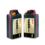 HD UAV Power 44.4V 5600mAh High Rate 70C Battery Li-Po 5.6Ah 5.6Ah12S Manufacture Fixed-Wind Vtol Lithium Ion Battery Pack Drone