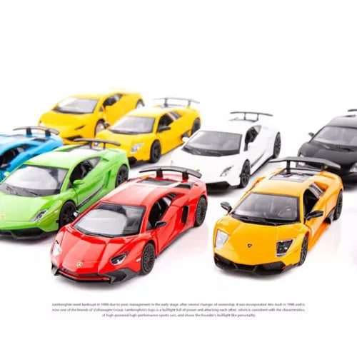 1:36 Lamborghini Gallardo Superleggera diecast model car set, assorted colors