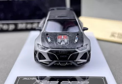 1:64 scale RS6 wagon diecast model car with front grille and headlights