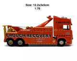 1:76 Scania City Road Rescue Trailer Tow Truck Model Diecast Metal Car New Parts