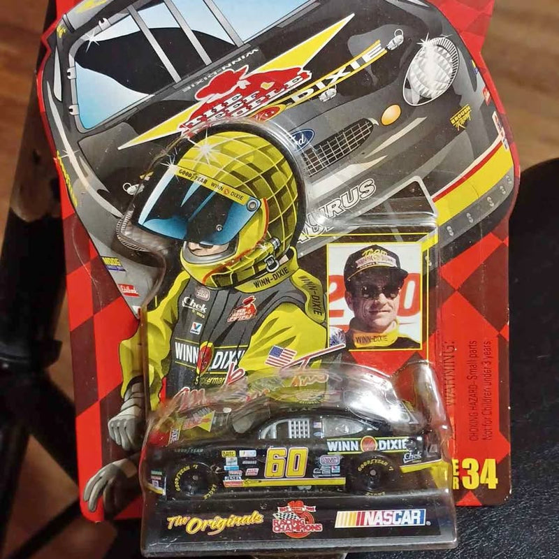 1:64 scale Mark Martin #60 diecast car in racing theme packaging