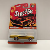 Yellow Gold 1967 Pontiac GTO Car Hot Wheels Diecast Since 68 Muscle Cars Series 8/10 Ships to you