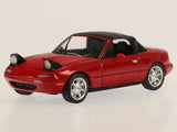 Mazda MX5 NA MX-5 Miata red Softtop diecast model car 361lhd Mini-GT 1:64 Toy