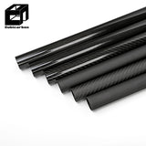 OEM 10mm 12mm 25mm 30mm 40mm 50mm 3k Weave Carbon Fiber Tubes For Drones 1000mm 2000mm Customization Cfrp Tube No Middleman Drone