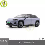 Purple 1:18 diecast model toy car, front three-quarter view with black wheels