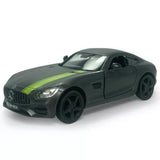 1:36 AMG GTS Model Car Diecast Toy Cars Toys for Kids Gifts Boys Pull Back Gray Toy