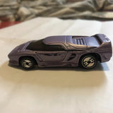 Hot Wheels Vector Avtech WX-3 Collectible Diecast Car Purple Vintage 1994 Parts