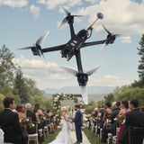 Customizable Carbon Fiber UAV Drone with Large Bearing Capacity Remote Control Battery-Powered New Condition Aircraft