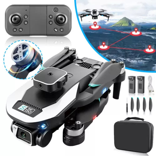 New Drones with Camera 4K GPS Dual RC Drone WIFI FPV Quadcopter With 2 Battery Drone
