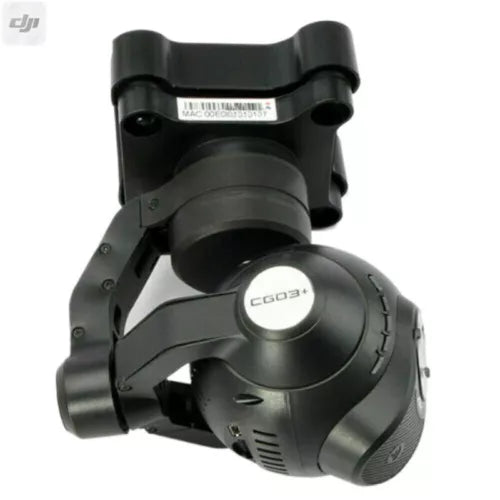 Yuneec CGO3+ 4K 3-axis gimbal camera, black cylindrical module with CGO3+ label