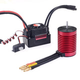 Surpass Hobby Waterproof Rc Car Motor 12v F540 Brushless Motor W/45a Esc Combo Set for 1/10th on Road Buggy Car Drone