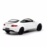 1:36 Mercedes-Benz C63S AMG Coupe Model Car Diecast Toy Vehicle Collection White Toy