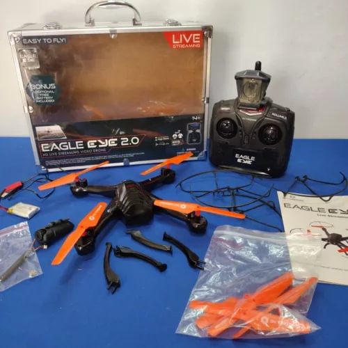 Skydrones Eagle Eye 3.0 live streaming HD drone kit with controller and accessories