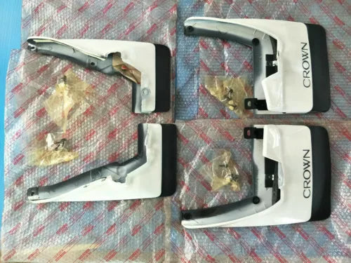 White TOMY Crown diecast car body parts with open interior details