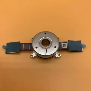 Replacement gimbal axis motor with circular metal housing and mounting tabs