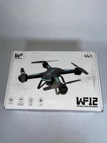 WeFone kids FPV quadcopter drone box with camera, black and blue