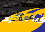 Sparky x Tiny 1:64 962C Team Camel Motorsport 24h Le Mans 1988 Diecast Model Car Toy