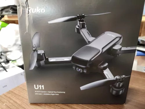 Ruko U11 GPS drone with 4K camera, folded propellers, compact gray body
