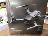 Ruko U11 GPS drone with 4K camera, folded propellers, compact gray body