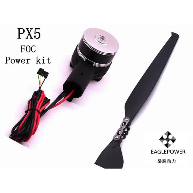 PX5 12-14S Drone 4-5KGS Thrust Payload Drone Parts Brushless Motor Analog of Hobbywing X6 Drone Motors FOC Combo Drone