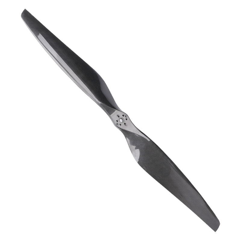 13-inch APC propeller for RC aircraft, black carbon-fiber style, two-blade