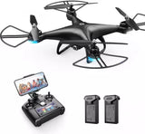Holy Stone HS110D FPV drone, black, with controller and spare batteries
