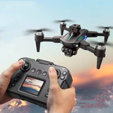 KY605S Mini Screen Triple Camera Optical Flow Localization Intelligent Obstacle Avoidance FPV Beginner's RC Quadcopter Drone Drone