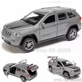 Jeep Grand Cherokee Diecast Car Scale, Collectible Toy Cars, Model, 1/36 Toy