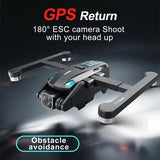 S188 RC Drone GPS 5G WIFI FPV 4K HD Dual Camera Obstacle Avoidance Quadcopter Drone