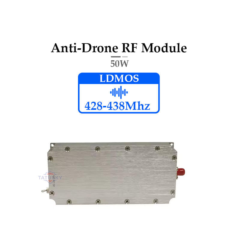 RF power module for anti-drone systems, metal LDMOS amplifier, 428–438 MHz 50W