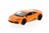 Lamborghini Huracan LP610-4, Orange - Kinsmart 5382D - 1/36 Scale Diecast Car Toy