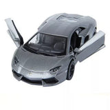 5370/1Lamborghini Aventador LP700-4,  5 - 1/38 scale Diecast  Toy Car Gray color Toy