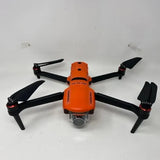 AUTEL EVO PRO 2 drone with orange body and four black propellers, front camera visible