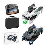 S159 5G WiFi FPV GPS Drone 4K HD Dual Camera Obstacle Avoidance Optical Flow Foldable LED Large Screen Remote RC Drone Drone