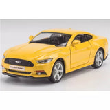 1:36 Ford Mustang Model Car Diecast Toy Cars Toys for Boys Girls Kids Yellow Toy