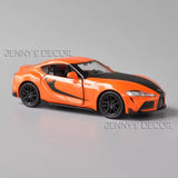 1:36 Scale Diecast Model Car Toy Toyota Supra Pull Back Miniature Replica Toy