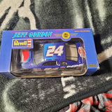 NASCAR diecast race car model #24 Jeff Gordon in blue Revell retail box