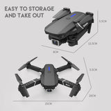2025 New Hot Quadcopter E88 Pro WIFI FPV Drone With Wide Angle HD 4K 1080P Camera Height Hold RC Foldable Quadcopter Drones Drone