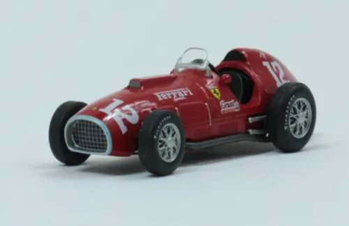 Red diecast Formula 1 race car with detailed cockpit and front grille
