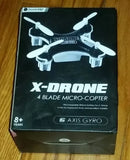 X-Drone Remote Control: 4 Blade Micro-Copter CHRISTMAS GIFT IDEA brand new toy Drone
